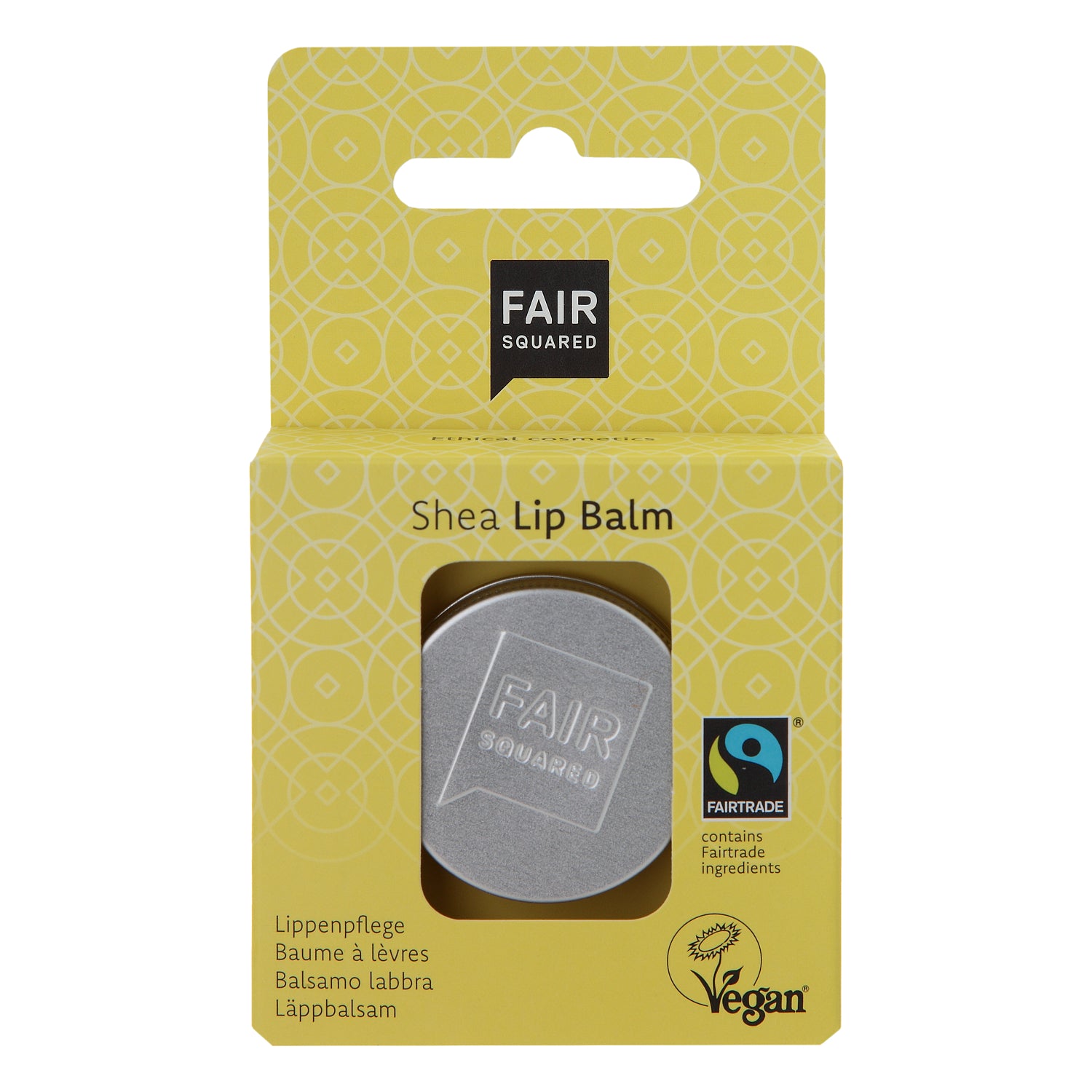 FAIR SQUARED Lip Balm Shea - Vegan & Halal, 12 gr