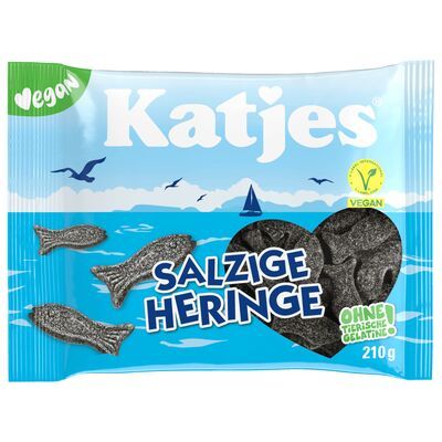 Katjes Salzige Heringe - Vegan, 175g