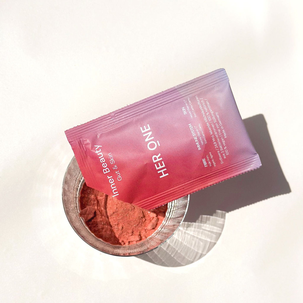 HER ONE Inner Beauty Erdbeere (Pulver, 70 g)