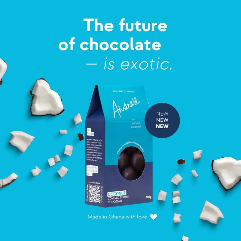 Amanase Bio Coconut Bites in dunkler Schokolade, 100g