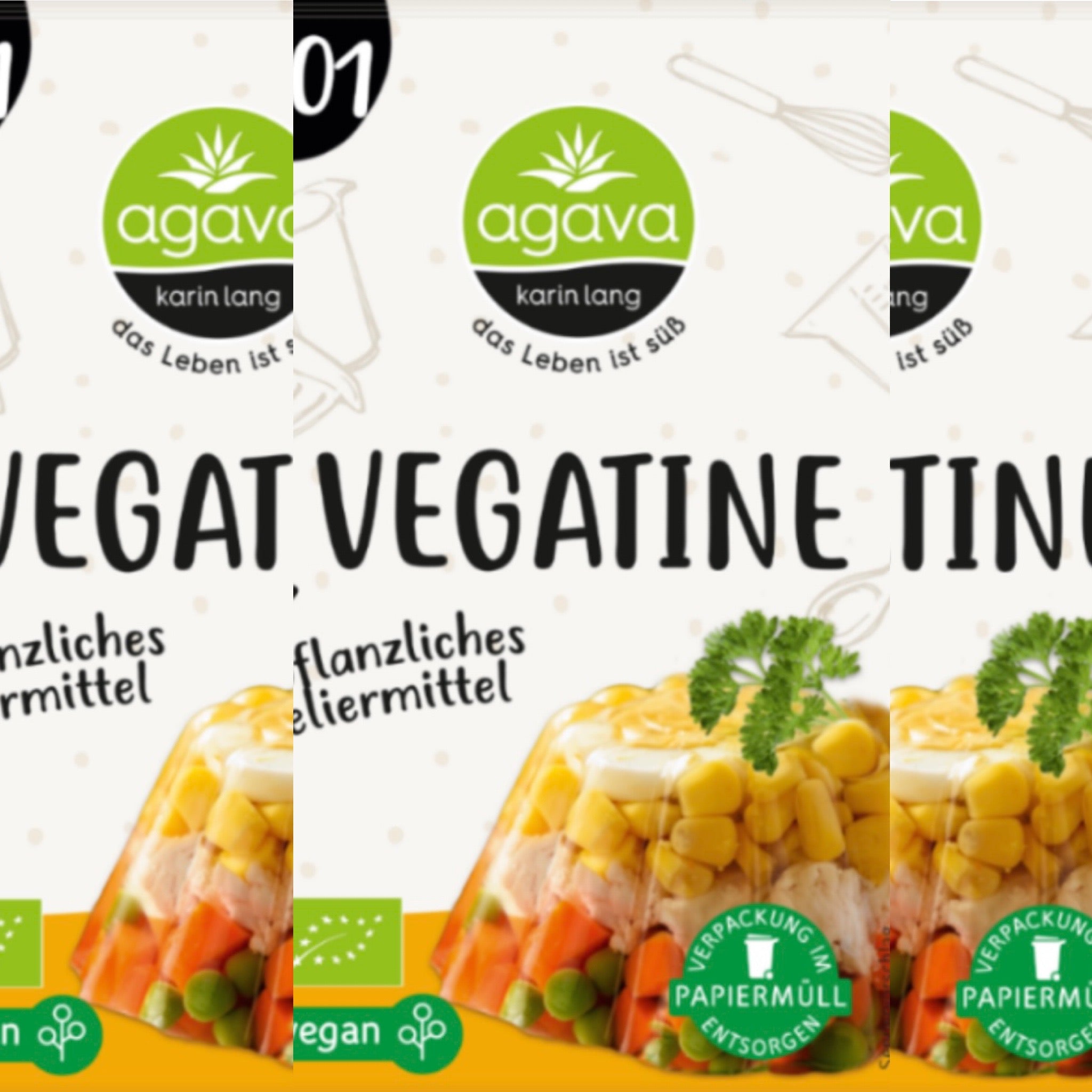 Agava Bio Vegatine, 10x18g