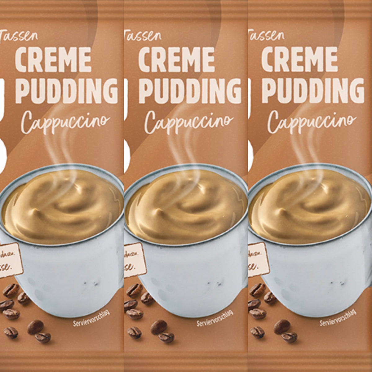 MINUTO Tassenpudding Cappuccino, Sachet 14x53g