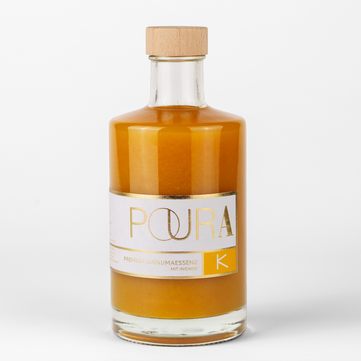 Poura Bio Kurkumasirup mit 35% Kurkumasaft, 495ml