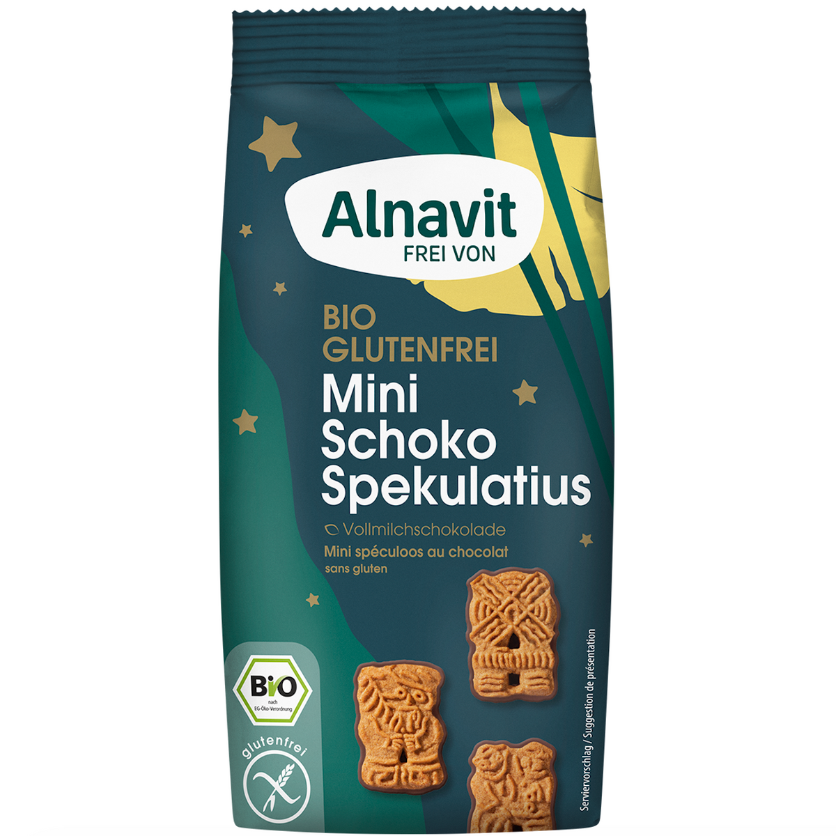 Alnavit Mini Schoko Spekulatius - Bio & Glutenfrei, 140g