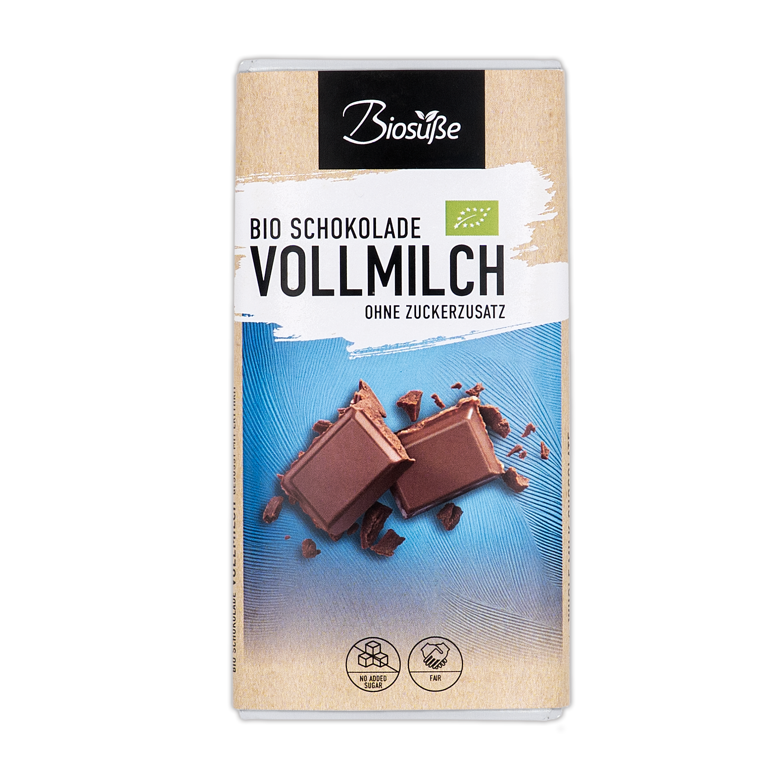 Biosüße Bio Schokolade Vollmilch, 40g