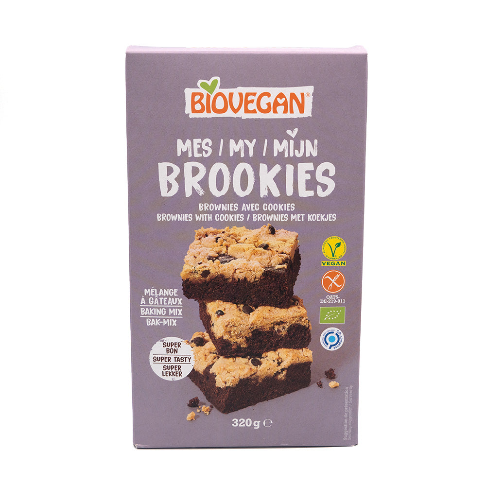 BIOVEGAN Brownies mit Keks Backmischung: MEINE BROOKIES