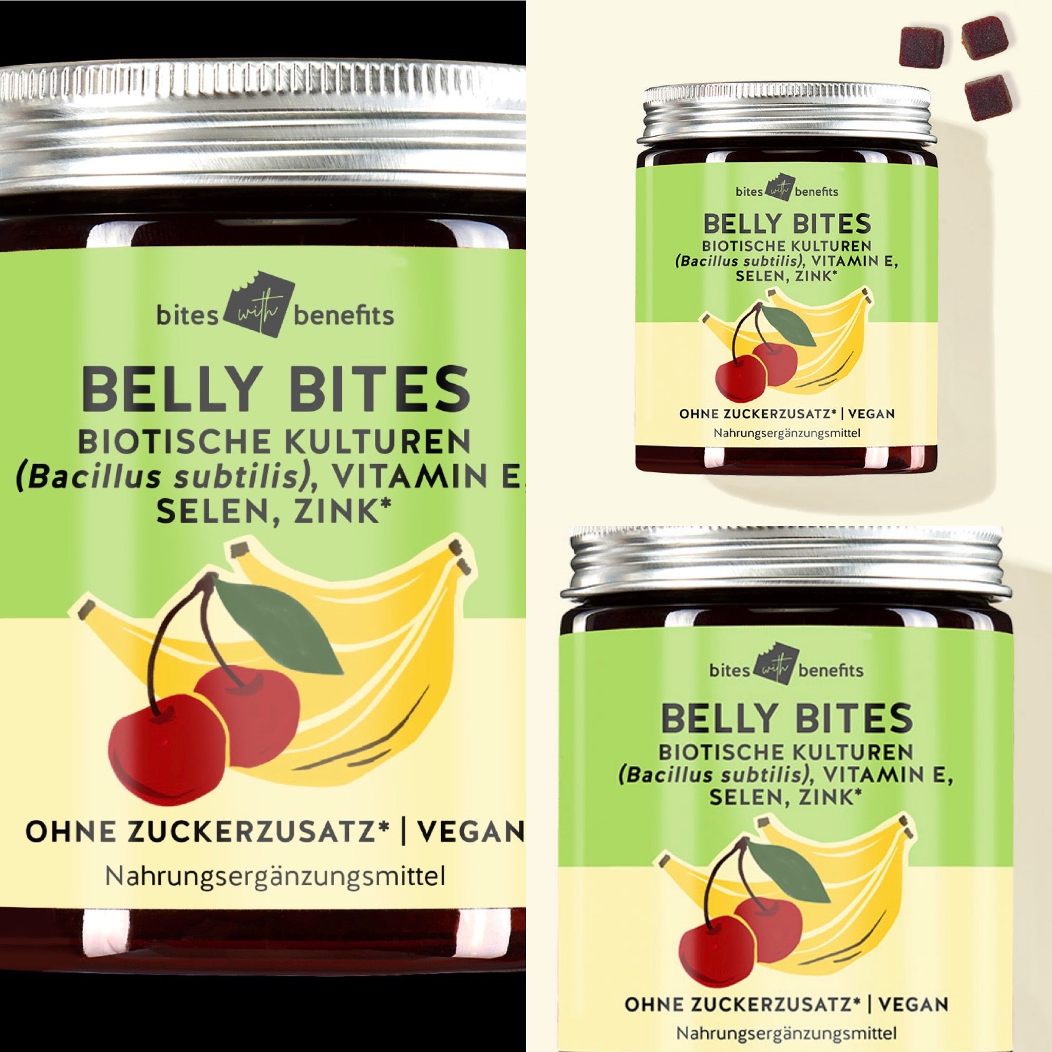 Beautybears Belly Bites - 95% Frucht 6x120g