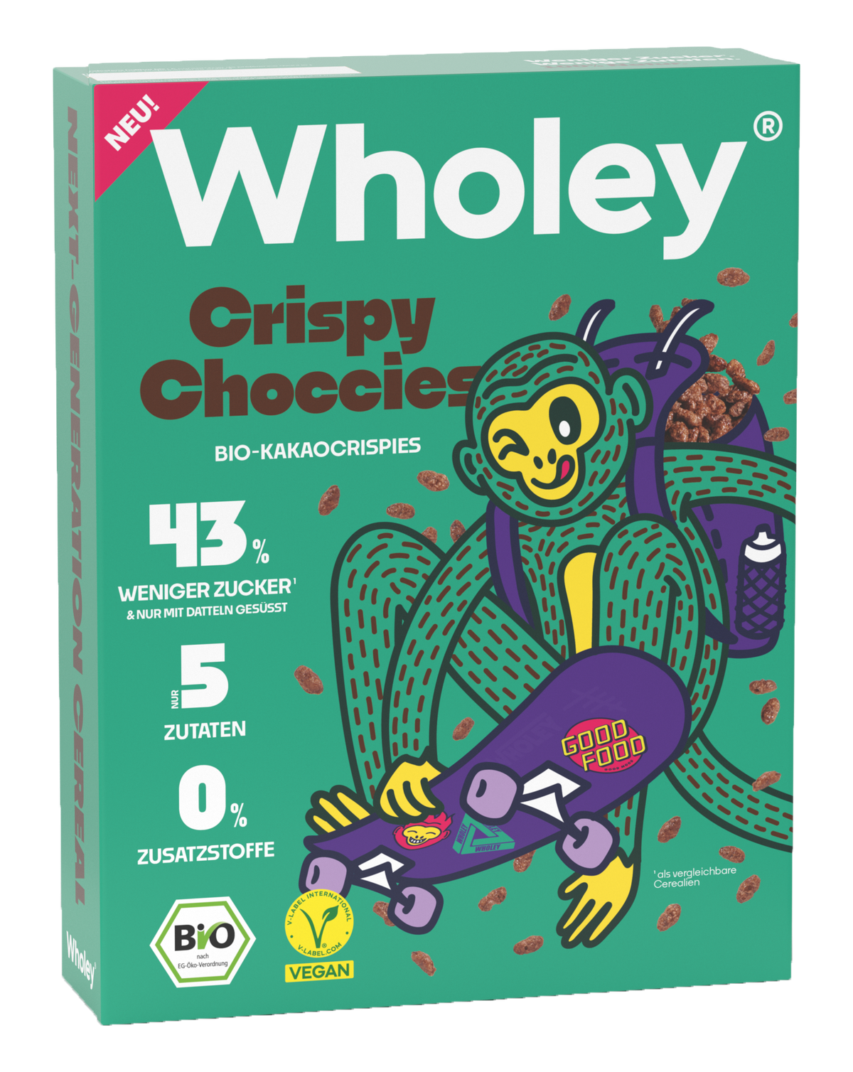 Wholey Crispy Choccies Cereals 275g