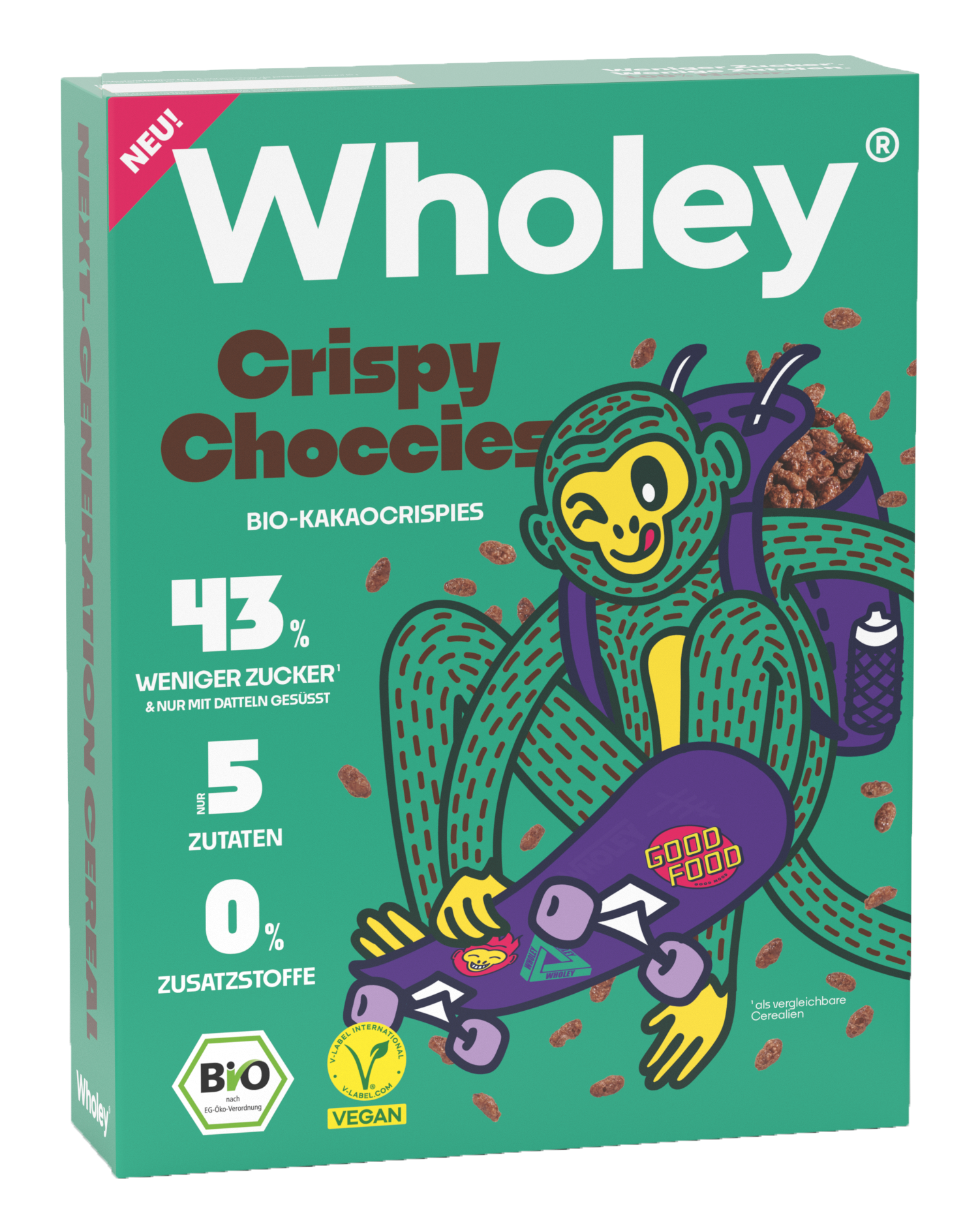 Wholey Crispy Choccies Cereals 275g