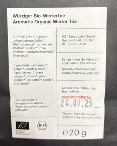 ROY Kombucha Bio Wintertee, 20g