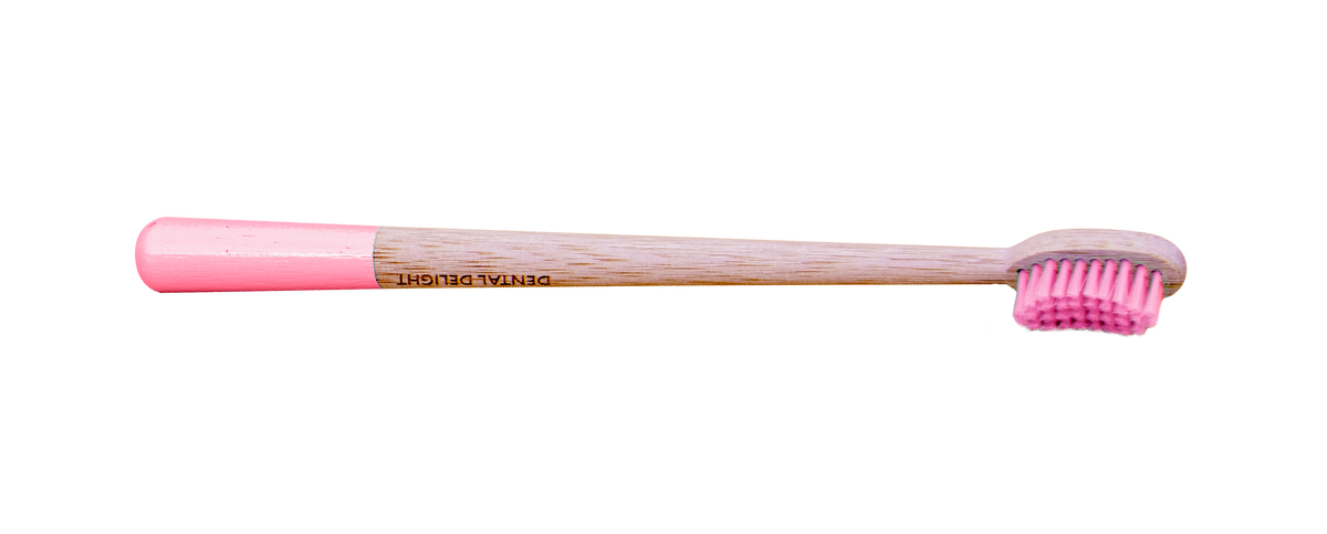 Dental Delight Bambus Zahnbürste Beautiful Bamboo - Pink