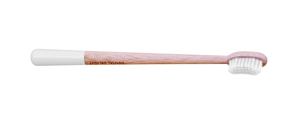 Dental Delight Bambus Zahnbürste Beautiful Bamboo - Weiss