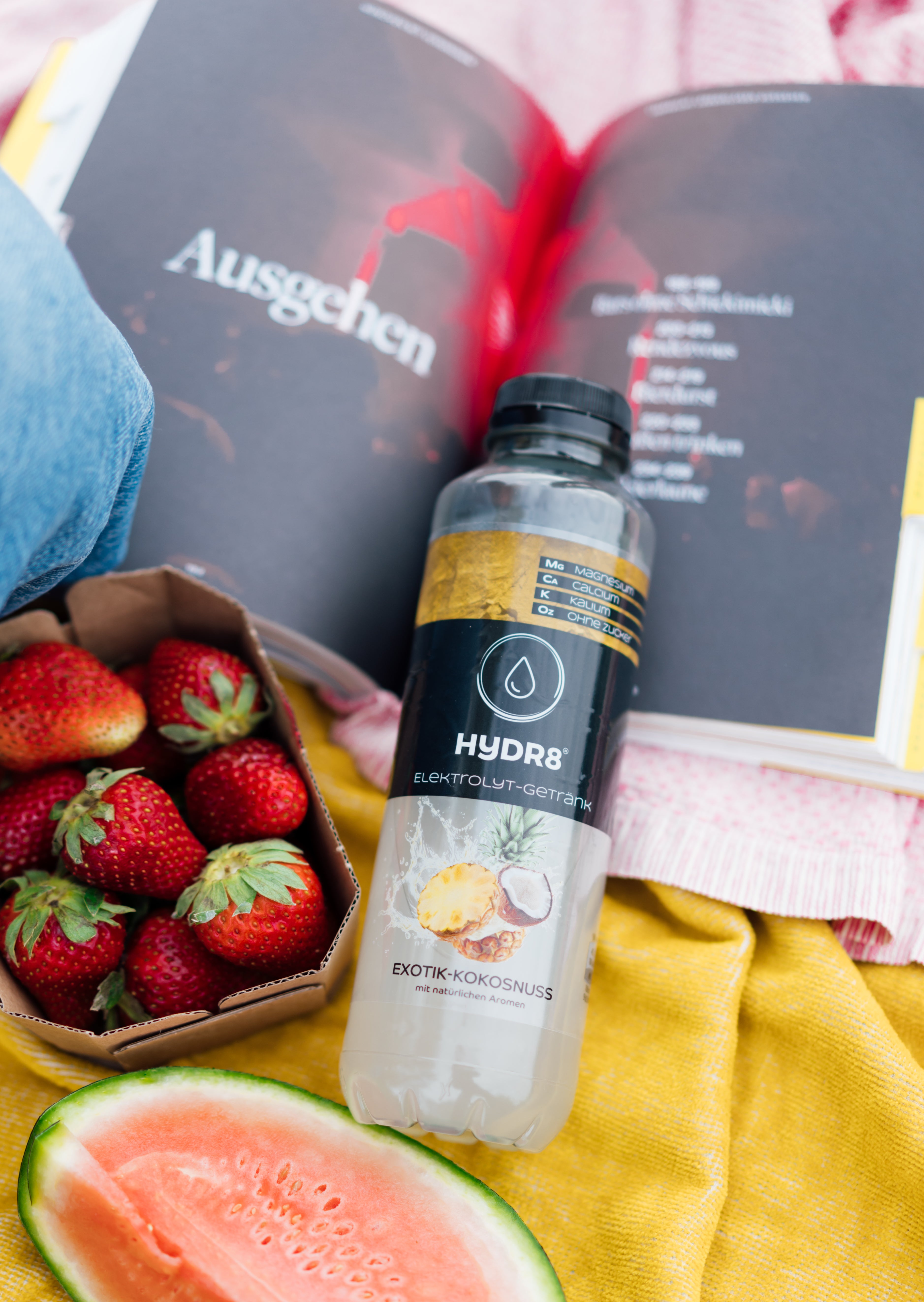 HYDR8 Elektrolyt Getränk Exotik Kokosnuss - Vegan, 500ml