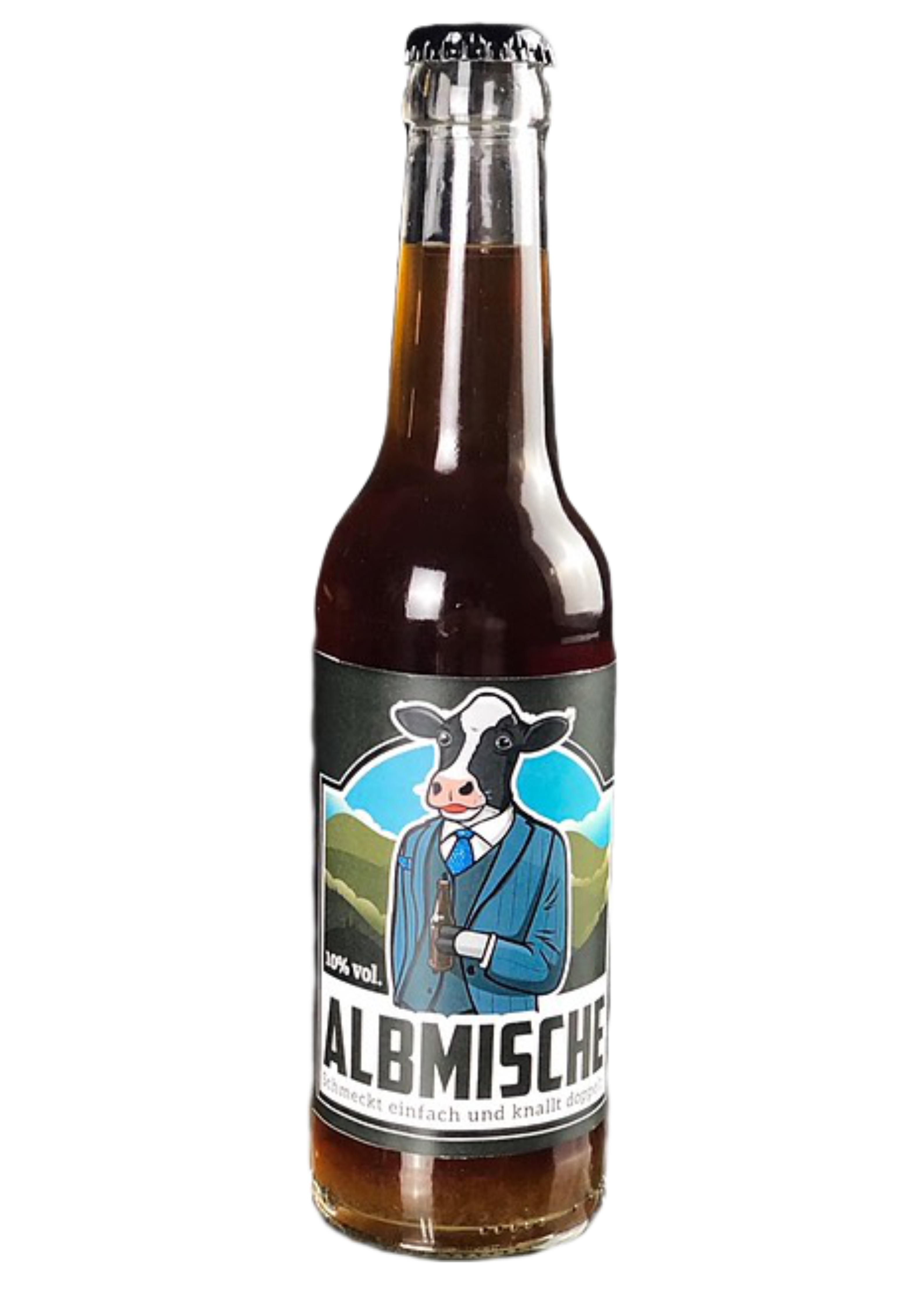Albmische Jin-Cola Longdrink - Schmeckt einfach und knallt doppelt (Alc. 10% Vol), 330ml