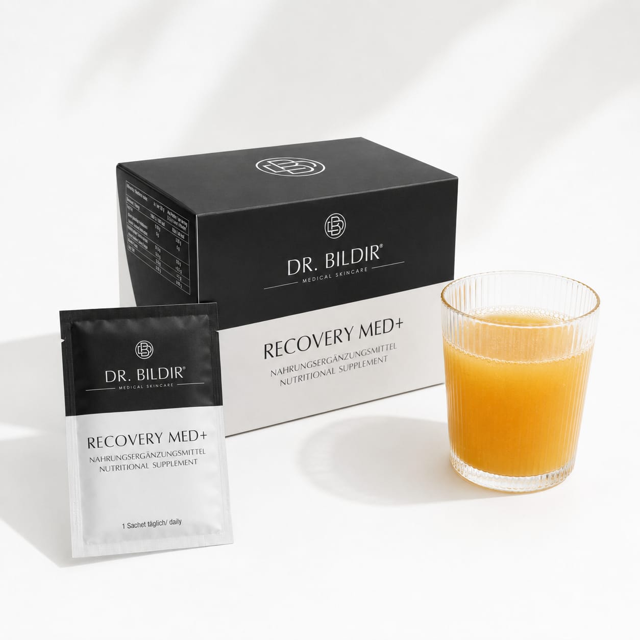 DR. BILDIR® - RECOVERY MED+ Nahrungsergänzungsmittel - Laktosefrei & Glutenfrei, 186 g