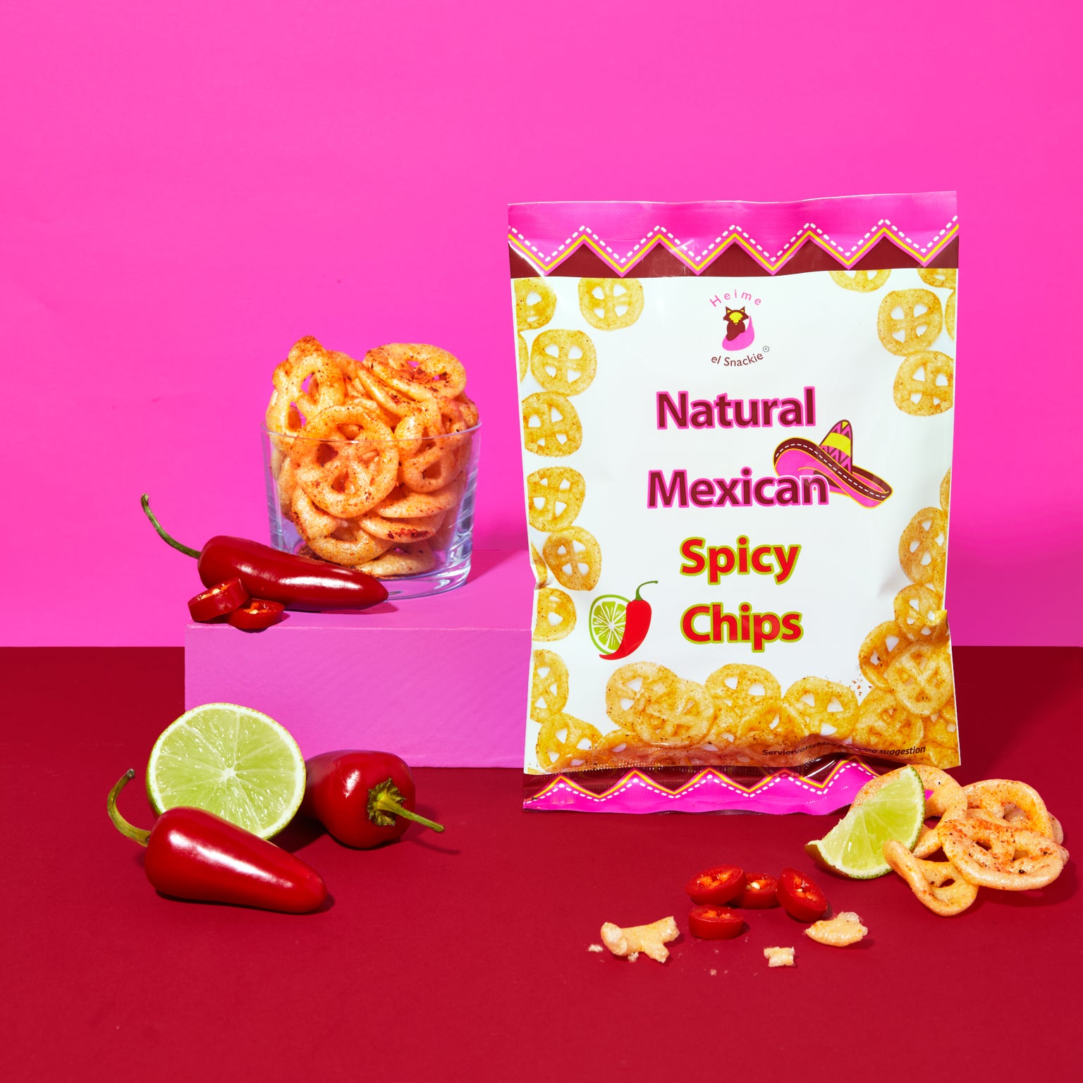 el Snackie Natural Mexican Spicy Chips