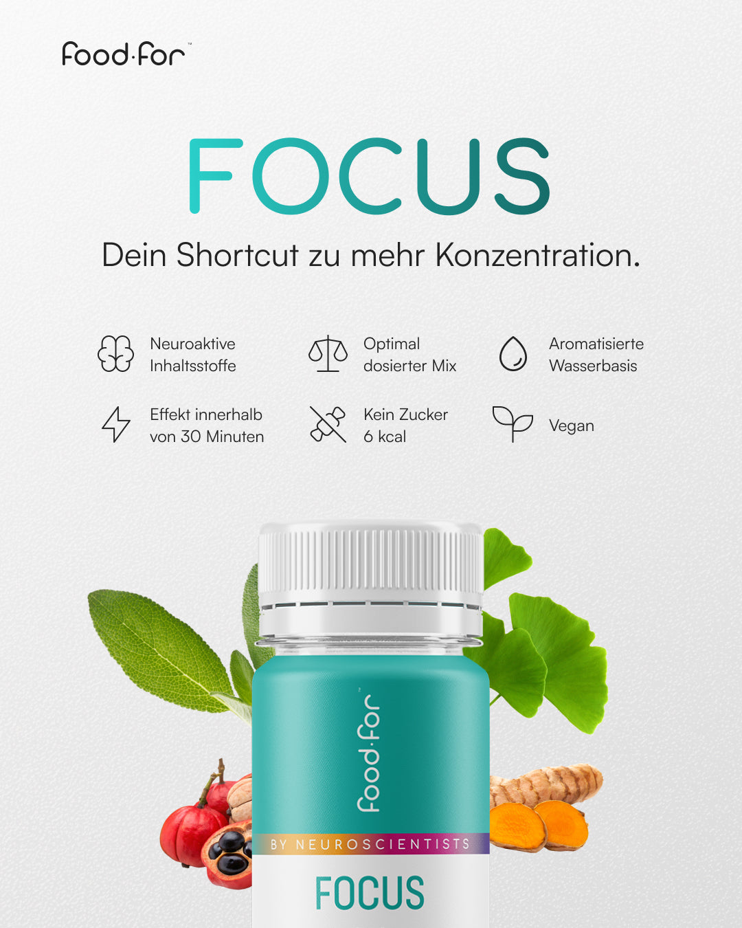 FoodFor Focus Shot, 60ml