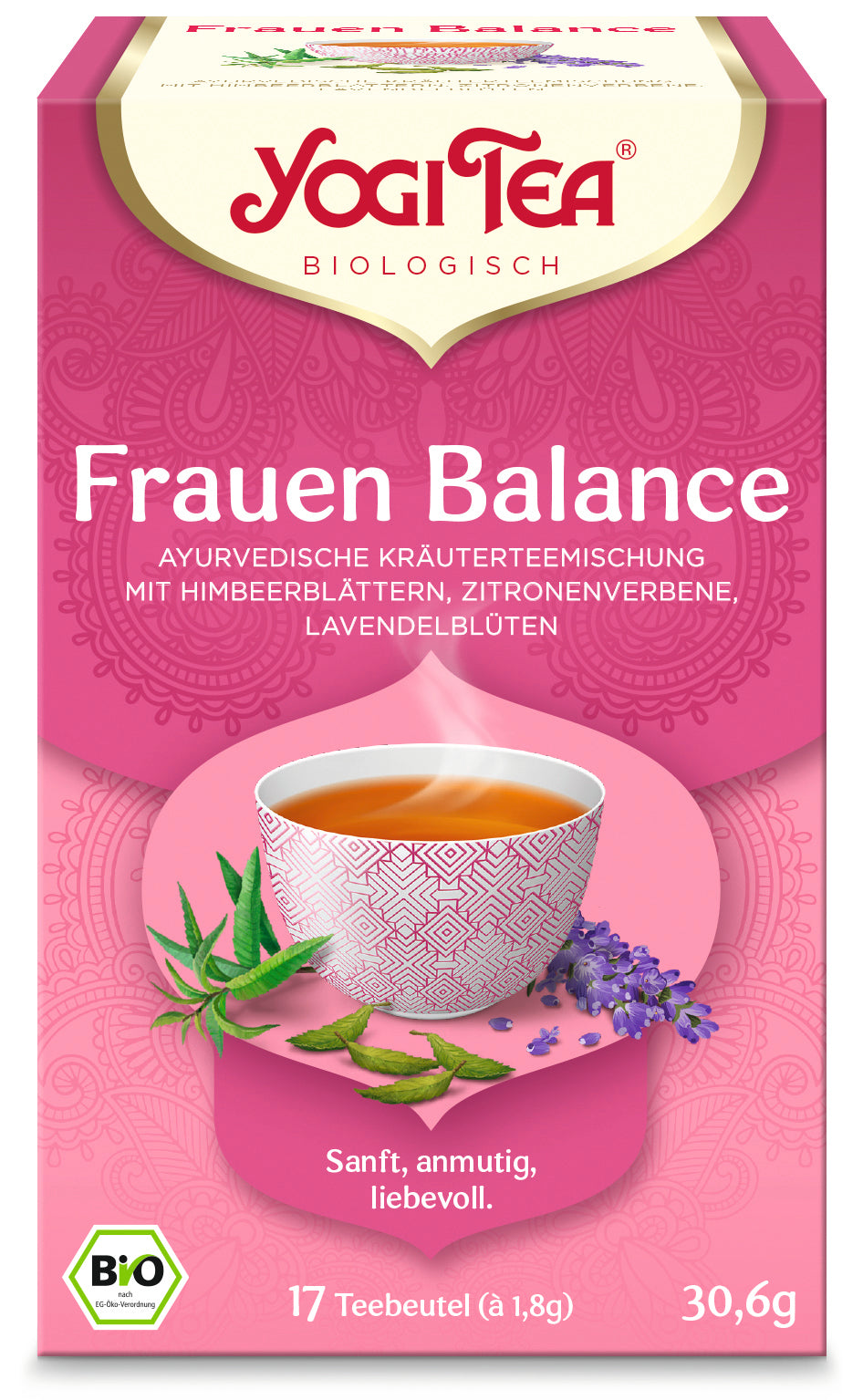 Yogi Tea Frauen Balance - Bio & Vegan, 17x1,8g