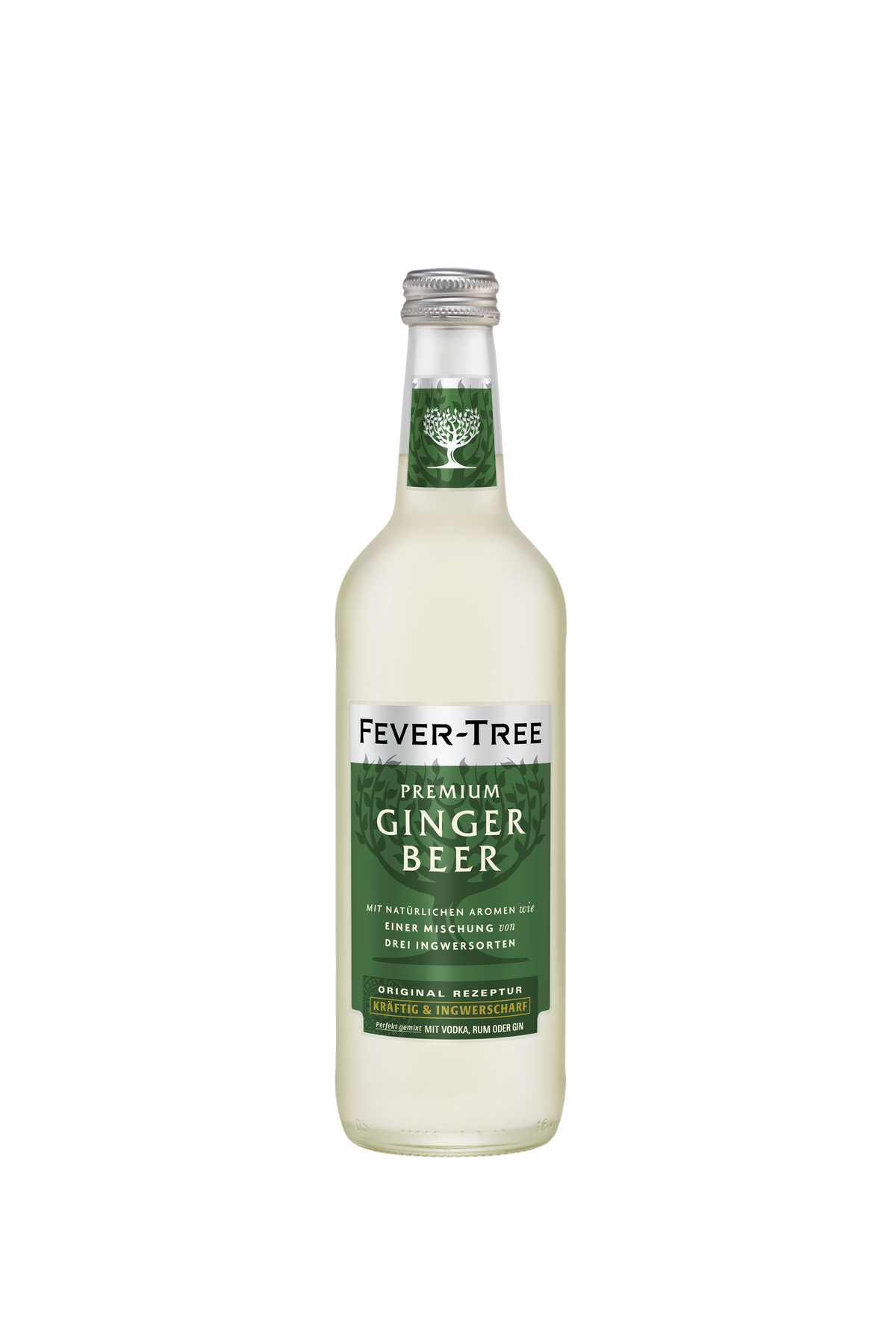 Fever Tree Premium Ginger Beer - Vegan & Glutenfrei, 500ml