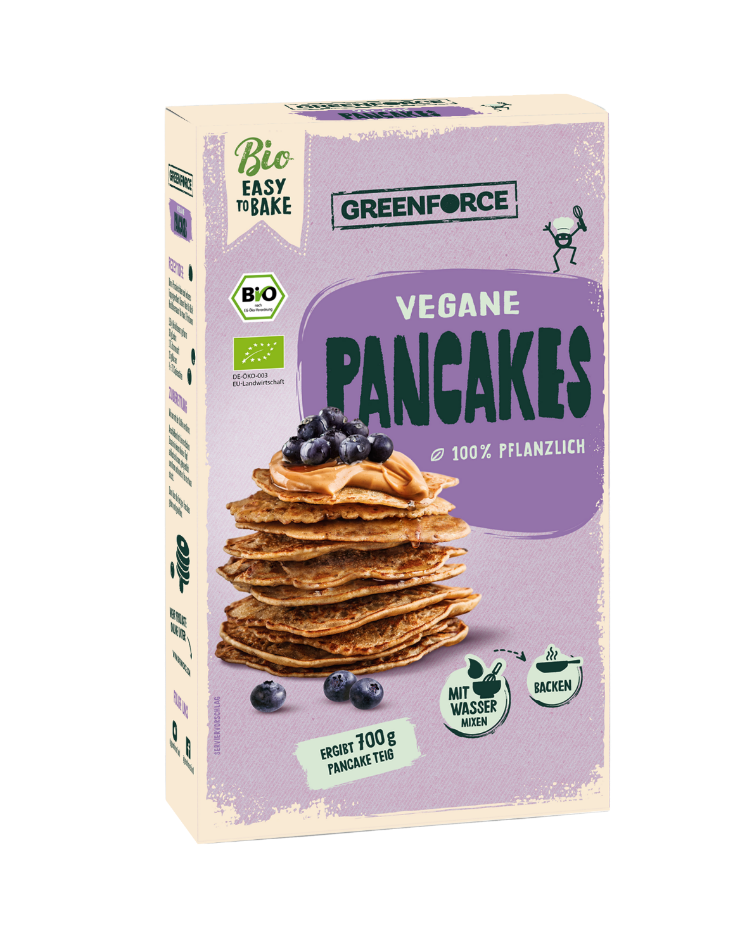 GREENFORCE veganer Bio Pancake Mix
