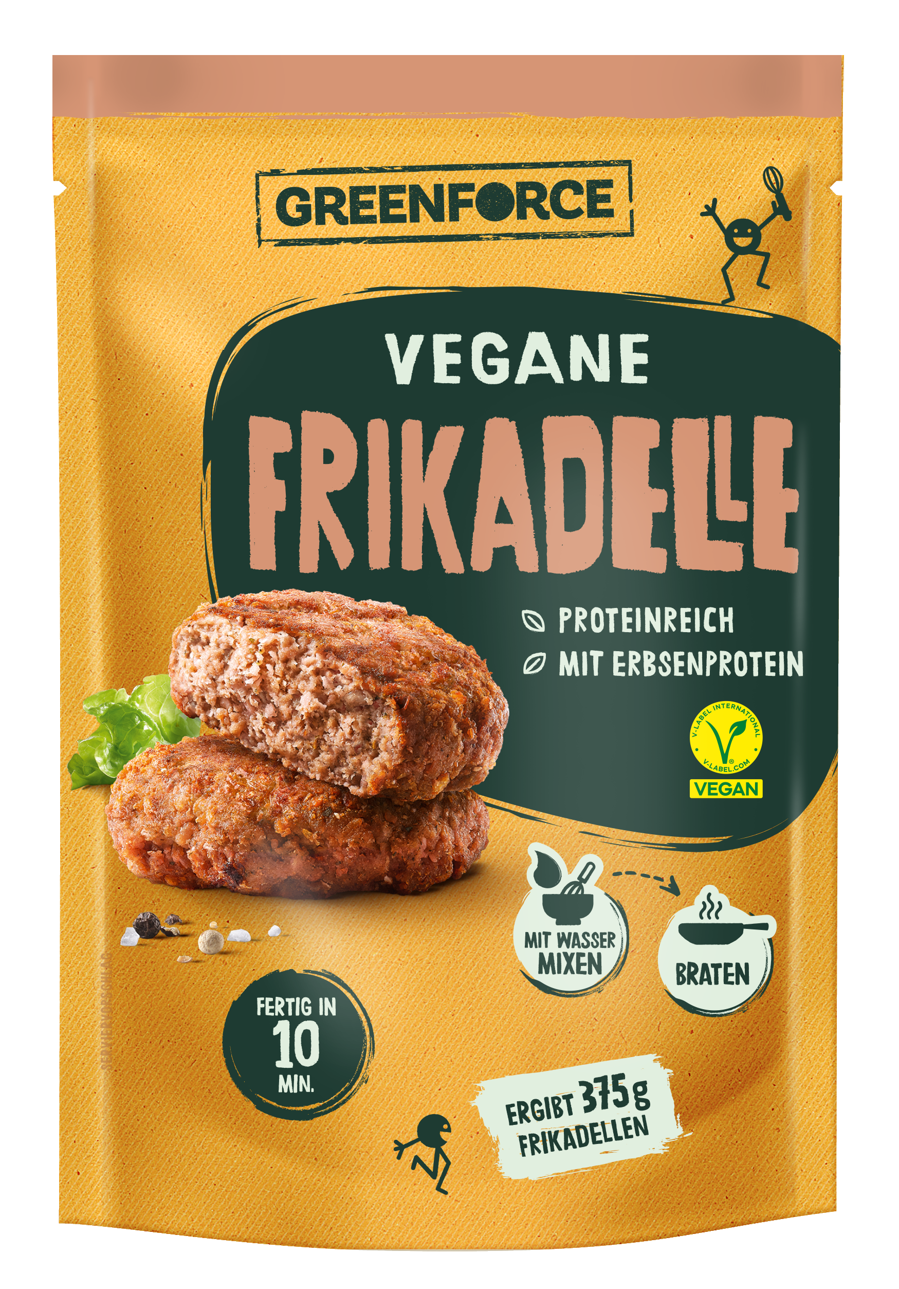 GREENFORCE veganer Frikadellen Mix