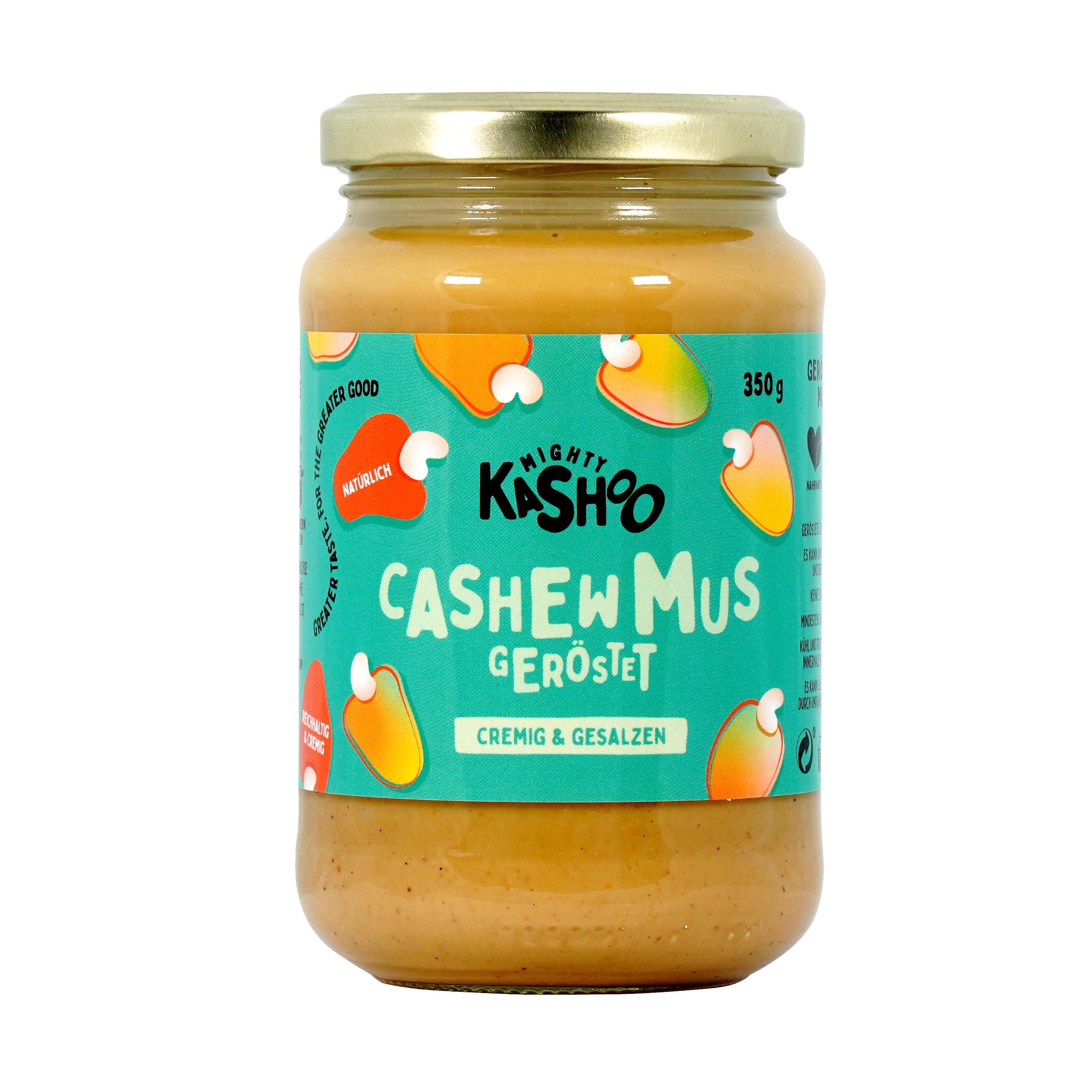 MightyKashoo Cashewmus Geröstet cremig&salzig, 350g