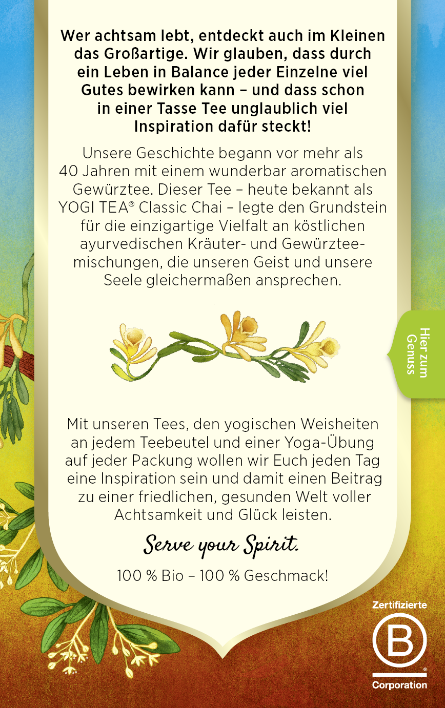 Yogi Tea Happy Nature - Bio & Vegan, 17x1,9g