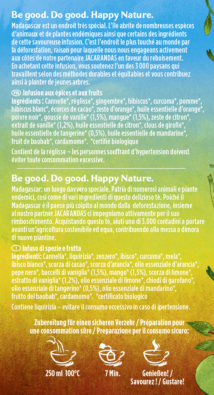 Yogi Tea Happy Nature - Bio & Vegan, 17x1,9g