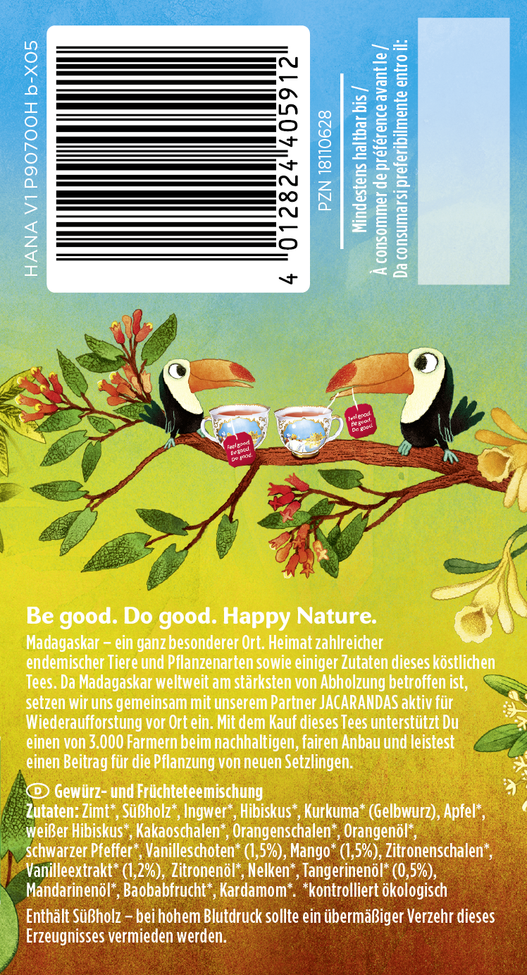 Yogi Tea Happy Nature - Bio & Vegan, 17x1,9g