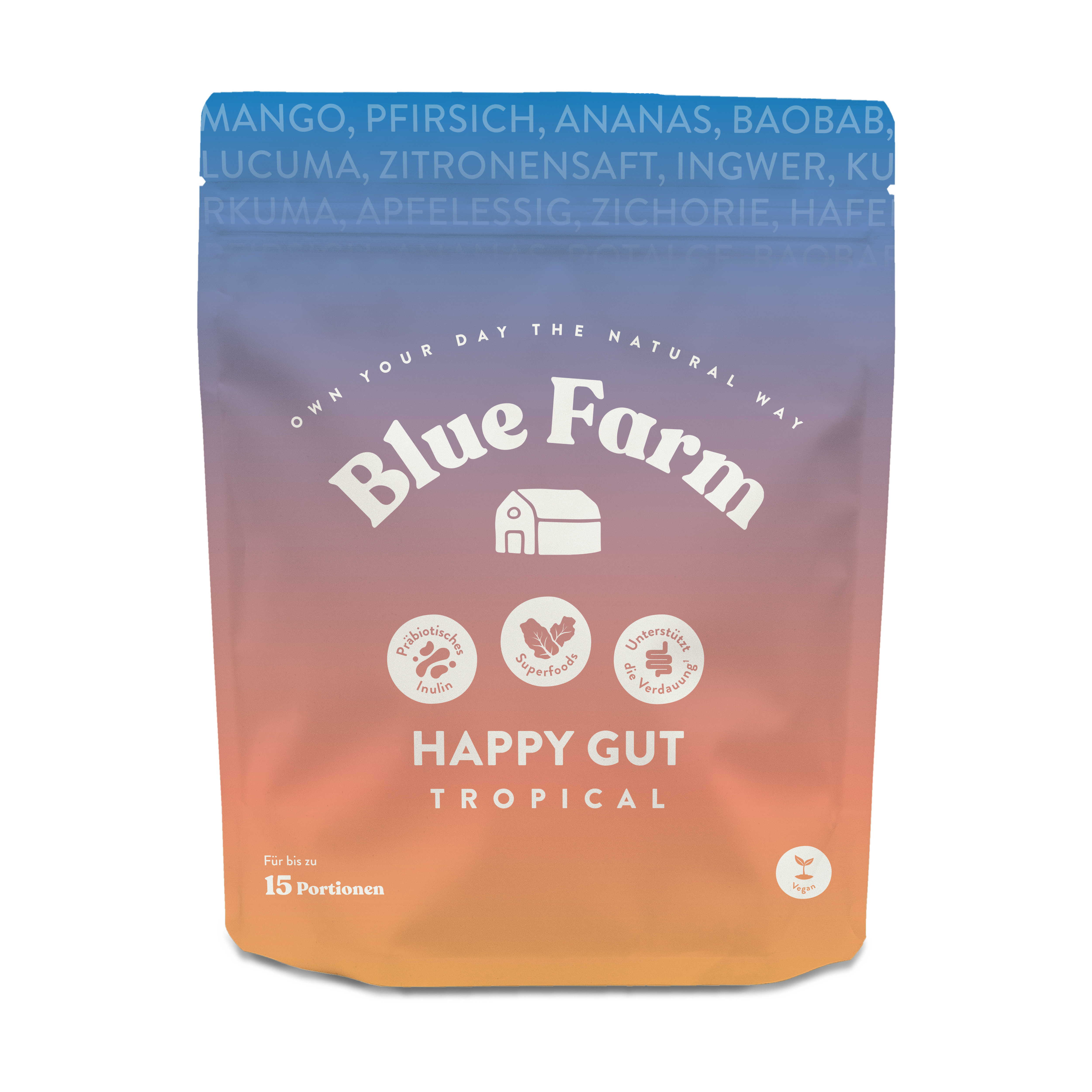 BlueFarm Happy Gut Balance Tropical, 270g