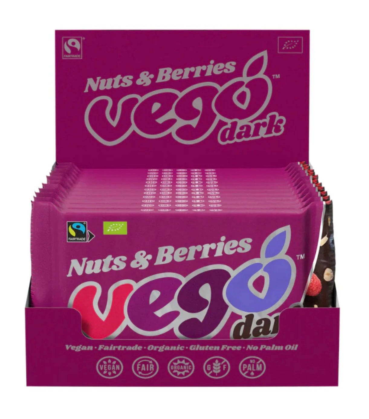 12x Vego Dark - Nuts & Berries