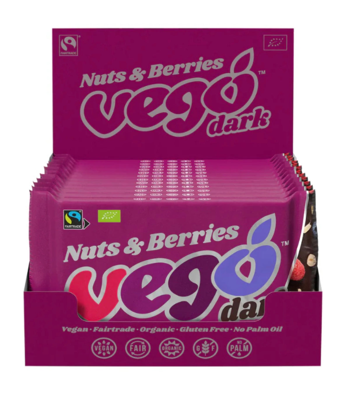12x Vego Dark - Nuts & Berries