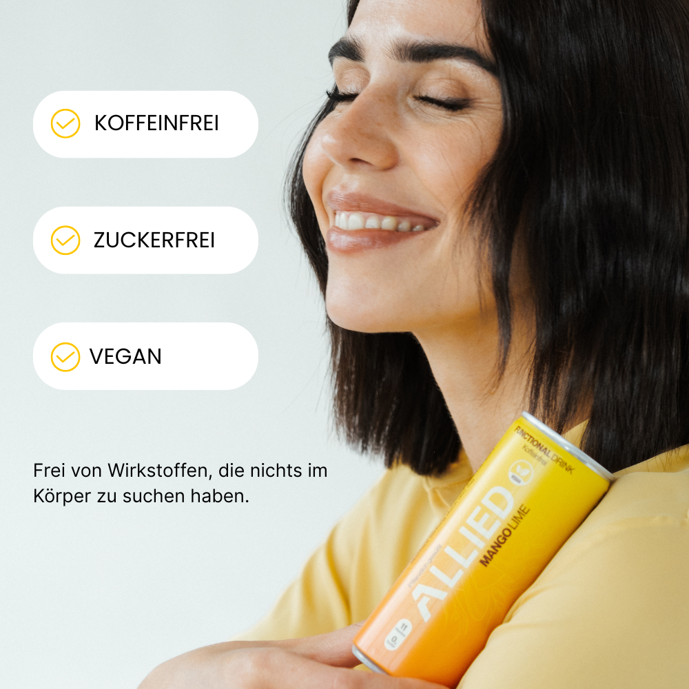Allied Vitamin Getränk Mango-Lime - Vegan & Zuckerfrei, 250ml