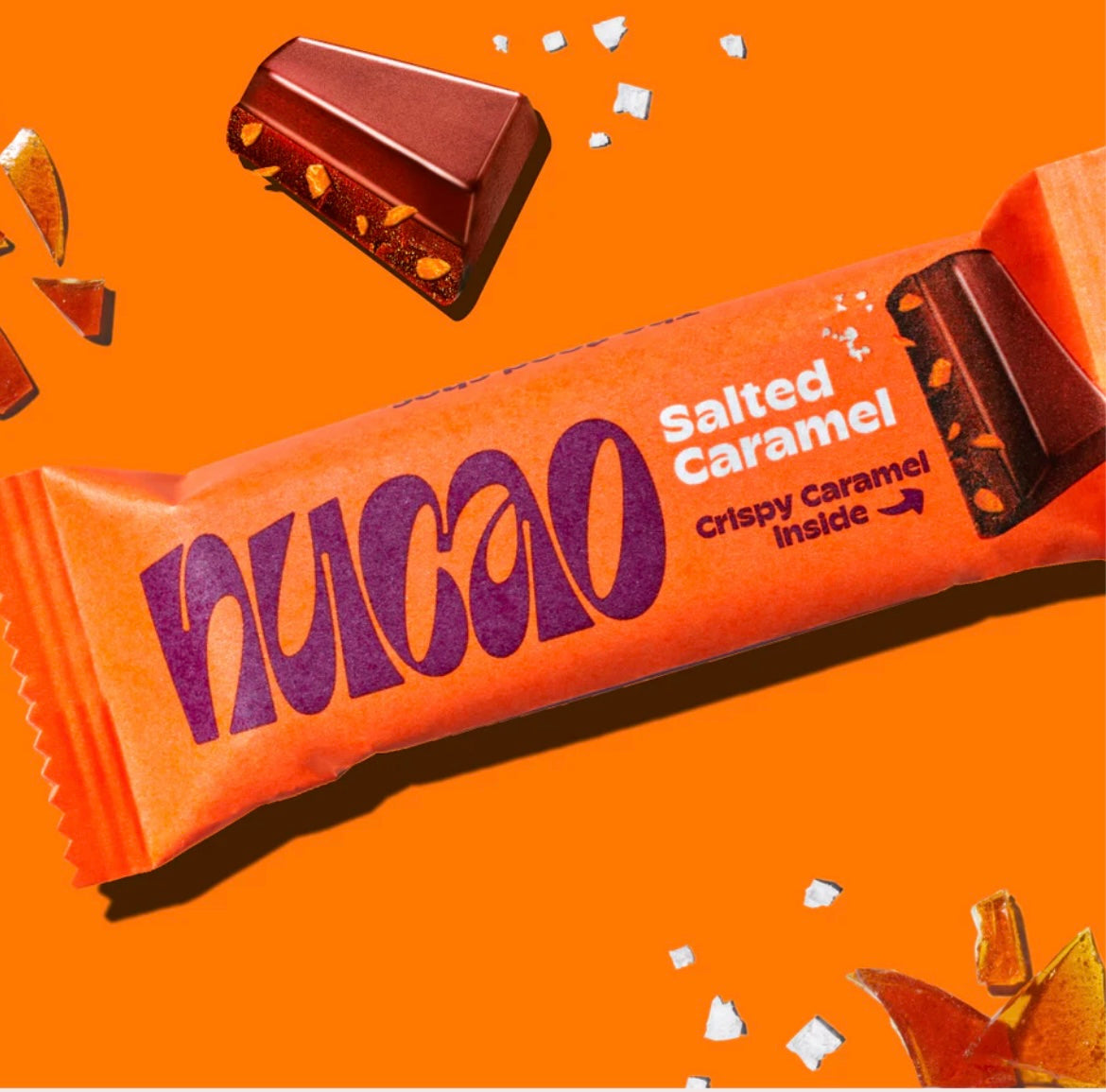 Nucao Bio Schokoriegel Salted Caramel, 33g
