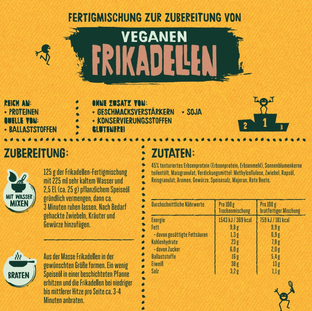 GREENFORCE veganer Frikadellen Mix