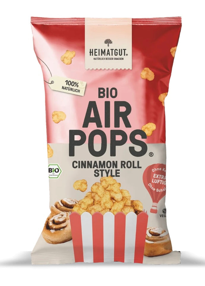 Heimatgut Bio AirPops Cinnamon Roll Style, 55g