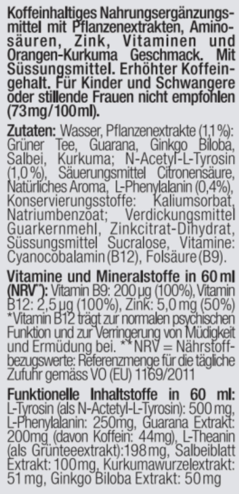 FoodFor Focus Shot, 60ml