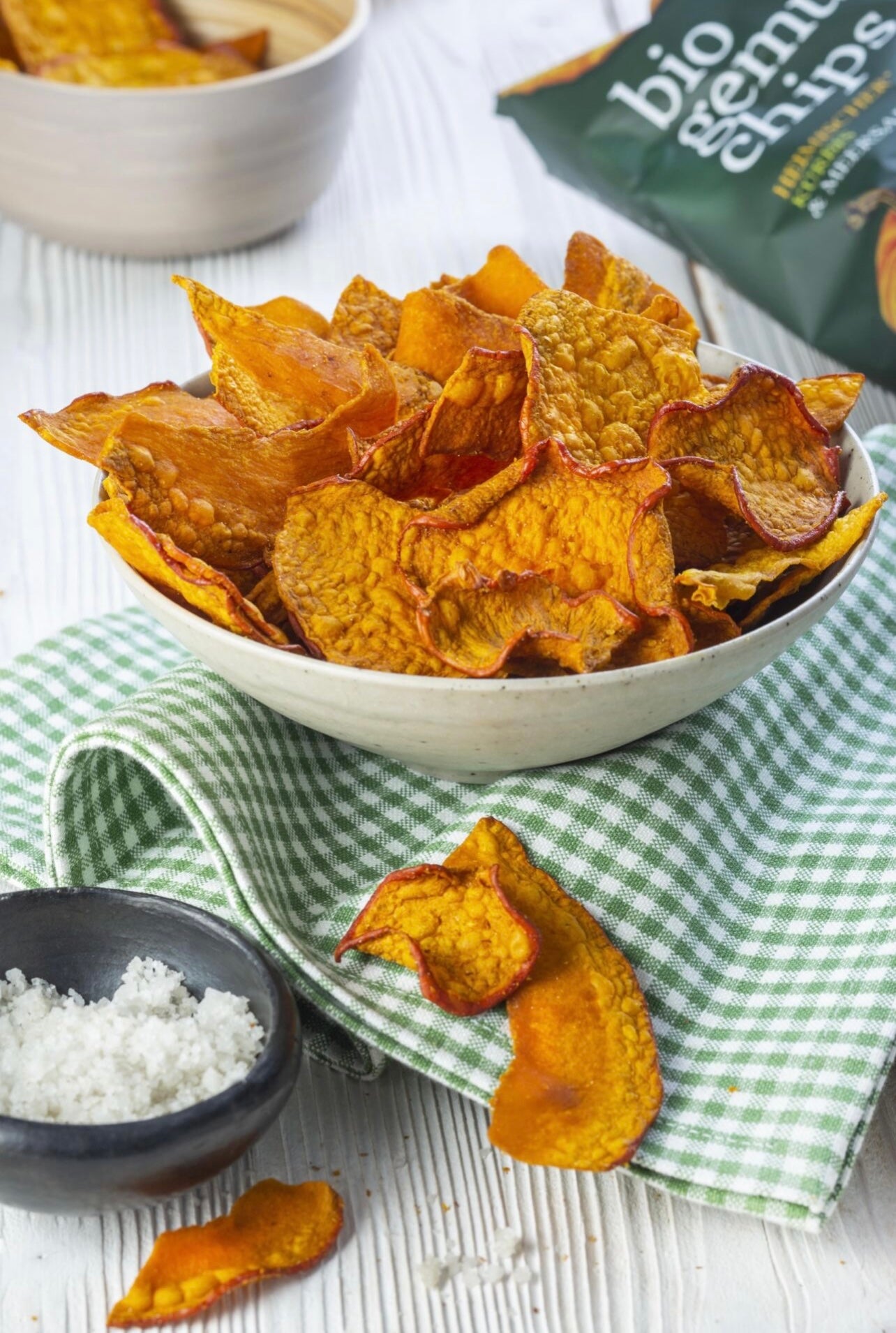 Best Foodies Bio Gemüse Chips - Kürbis & Meersalz, 70g