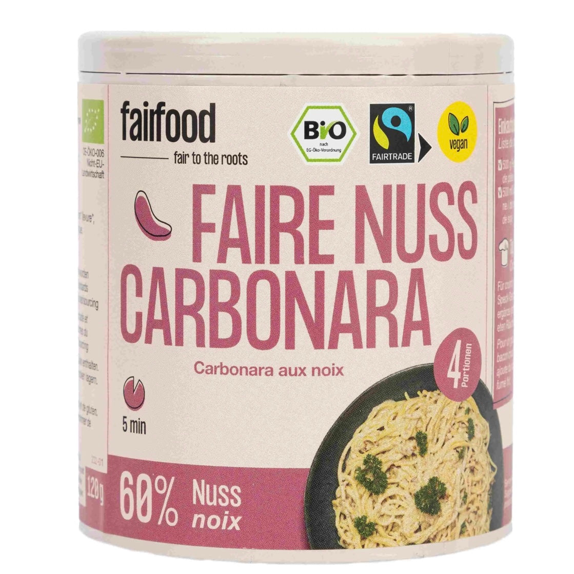 Fairfood vegane Nuss-Carbonara, 120g