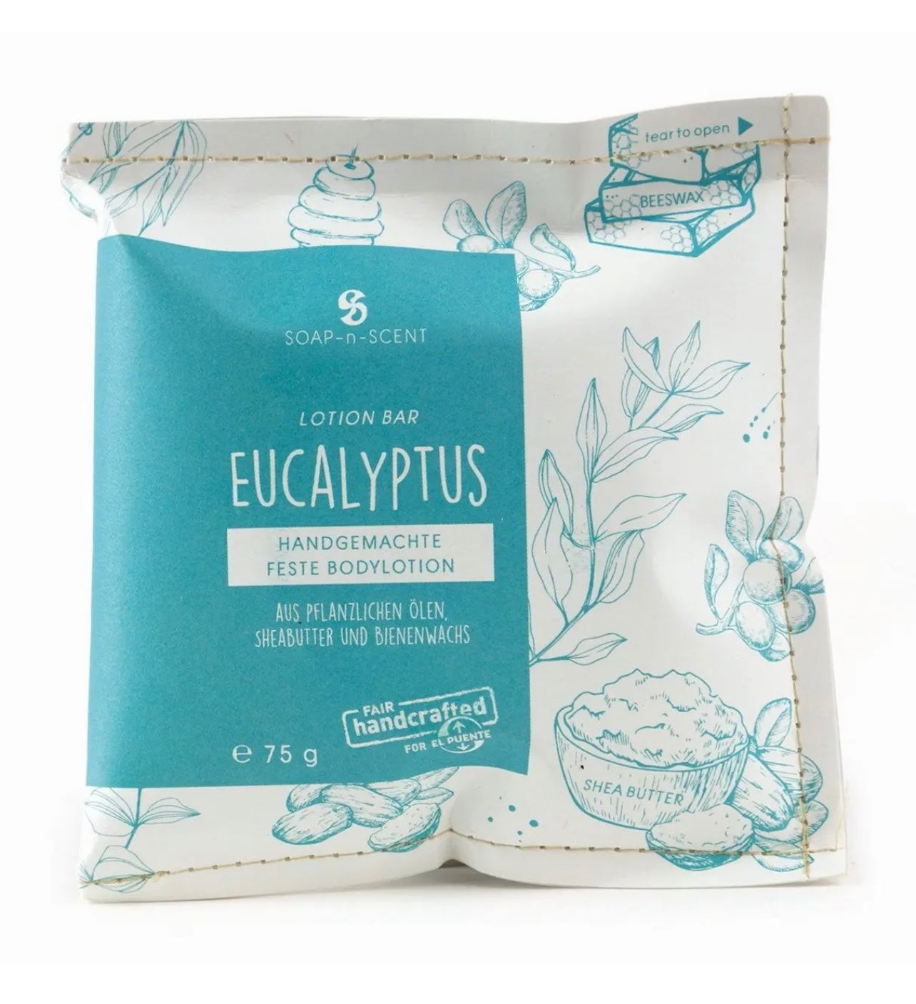 Soap-n-Scent Feste Bodylotion - Eucalyptus, 75g