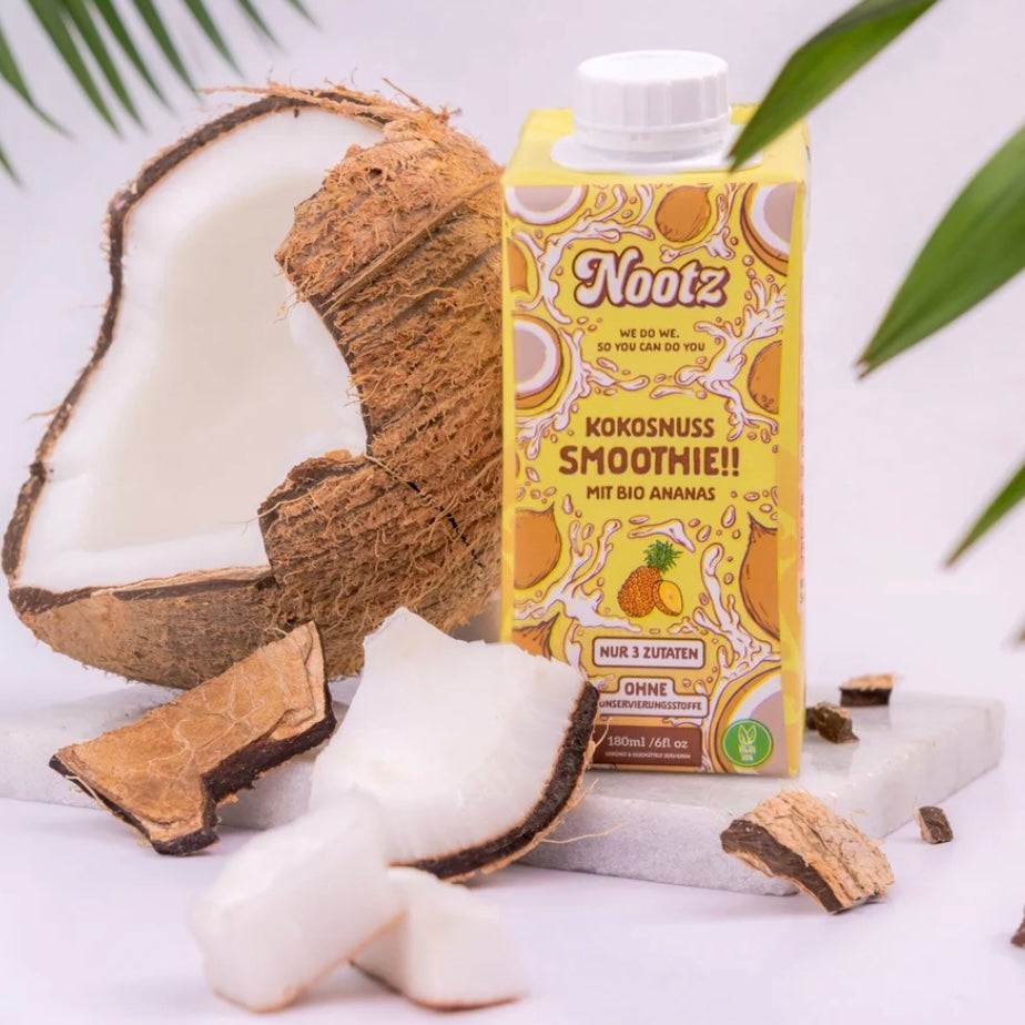 Nootz Bio Kokosnuss Smoothie - Ananas, 180ml