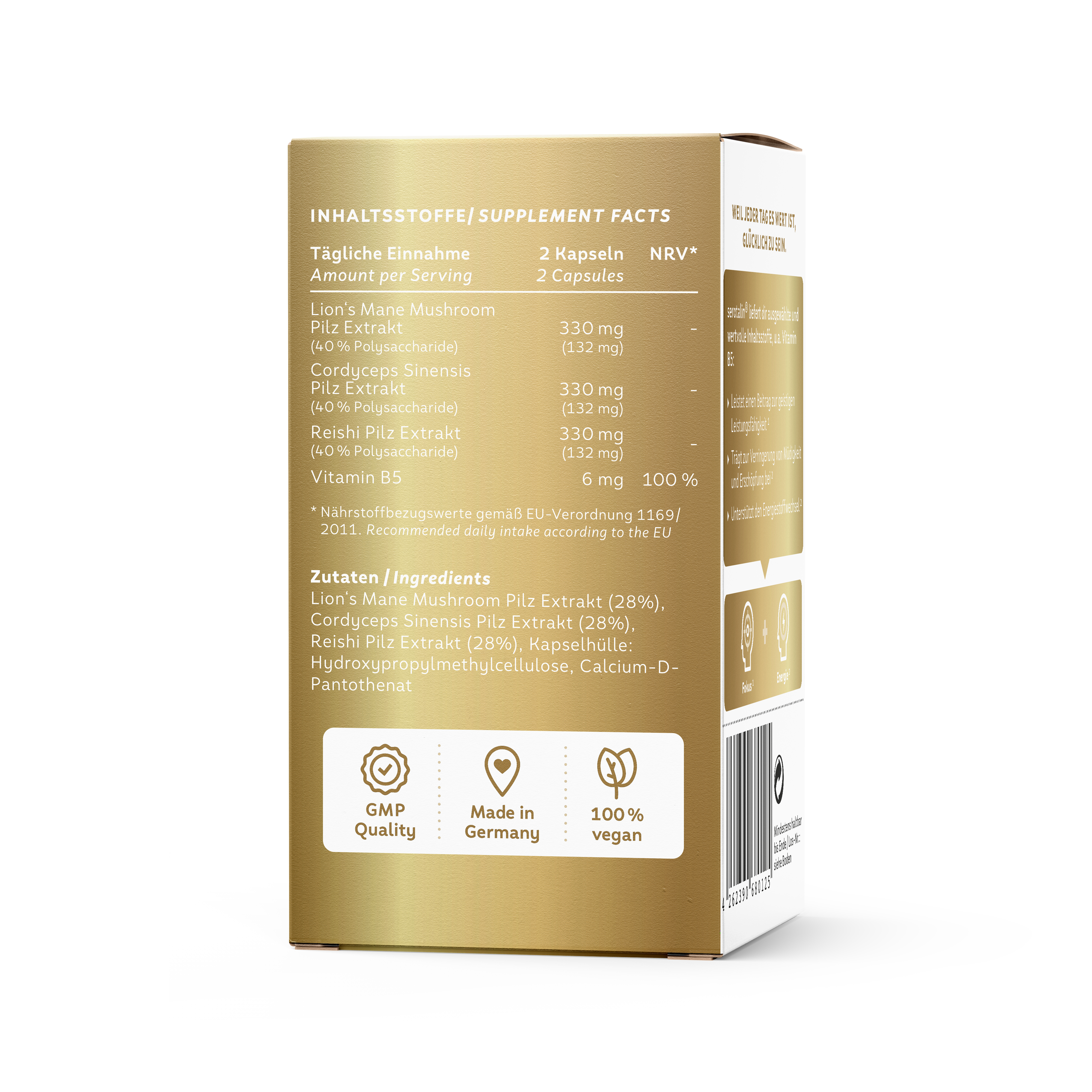 Serotalin Genius Mushrooms - Pilz Komplex Hochdosiert