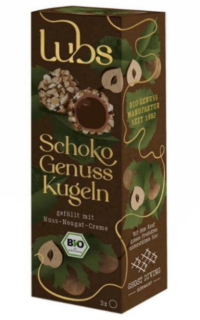 Lubs Schokokugeln - Nuss Nougat Creme, 44g