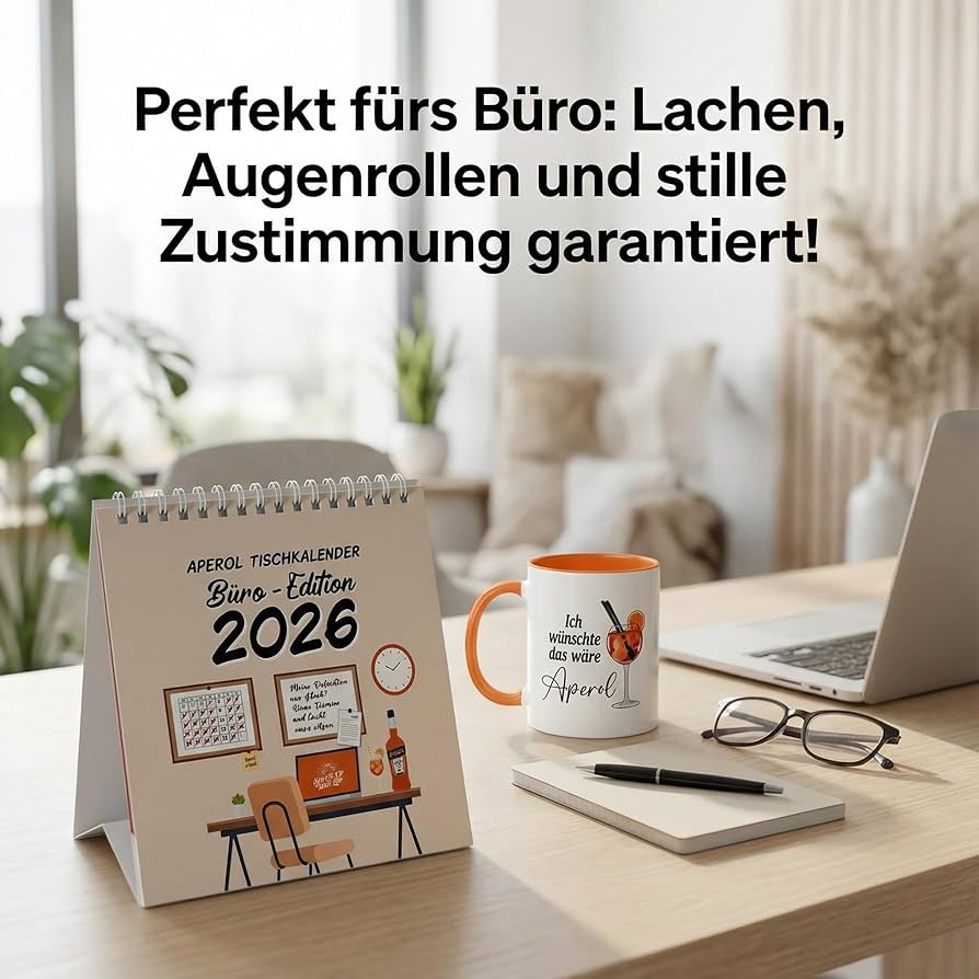 Aperol Tischkalender Büro-Edition 2026