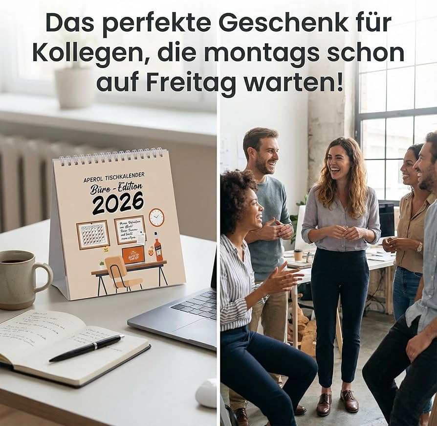 Aperol Tischkalender Büro-Edition 2026