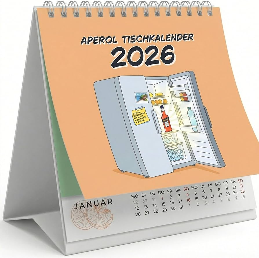 Aperol Tischkalender Classic-Edition 2026