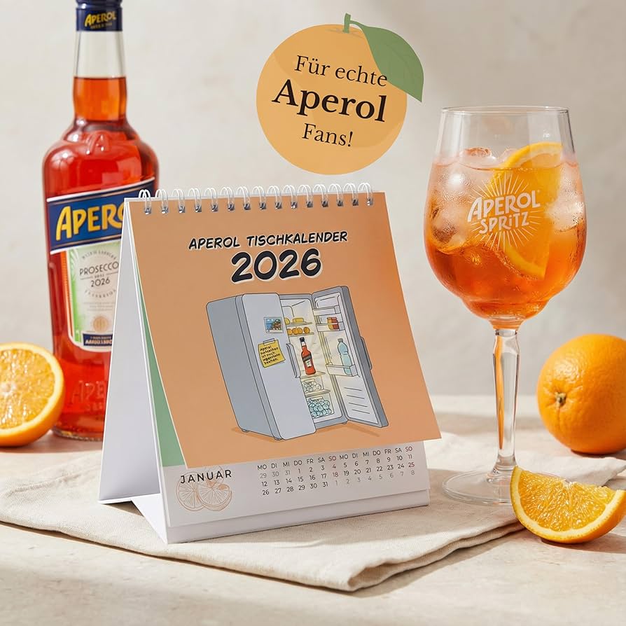 Aperol Tischkalender Classic-Edition 2026