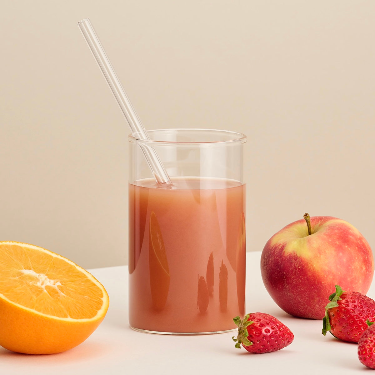 Berioo Saft: Orange, Erdbeere, Guarana - Bio & Vegan, 250ml