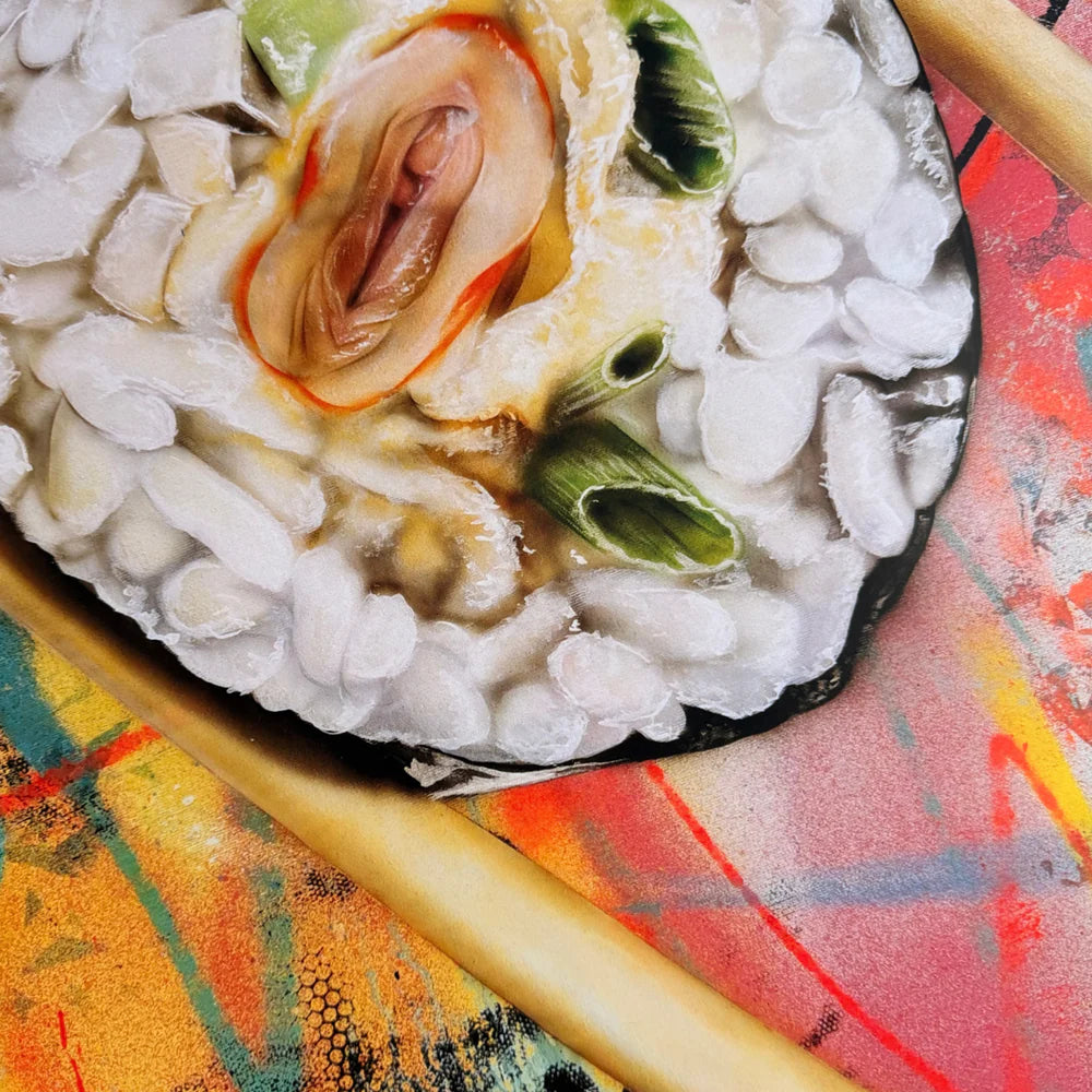 Volane Kunstdruck Veganes Sushi Poster