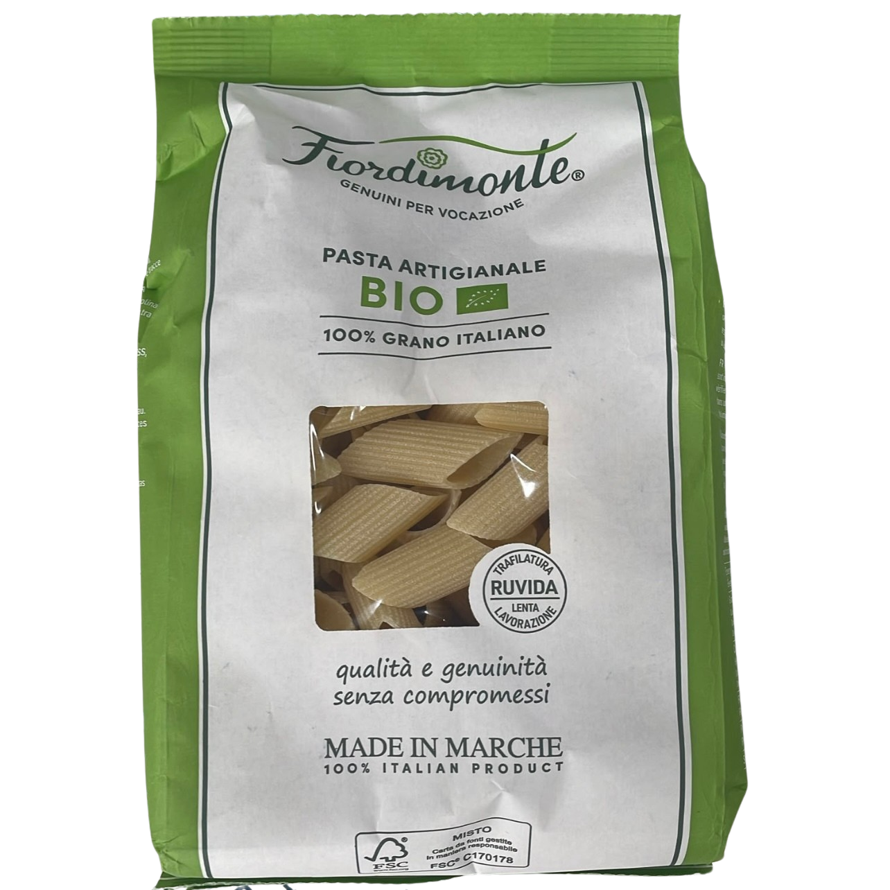 Fiordimonte Pennoni - Vegan & Bio, 500g